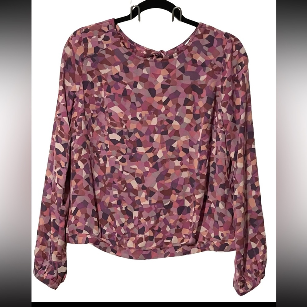 CAbi Women’s Size Small Kaleidoscope Purple  Top Shirt Style # 571